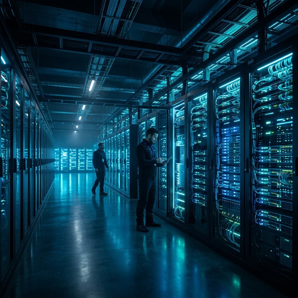 Futuristic Server Room